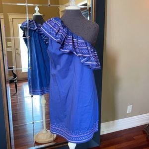 NWT Parker sz L One Shoulder dress